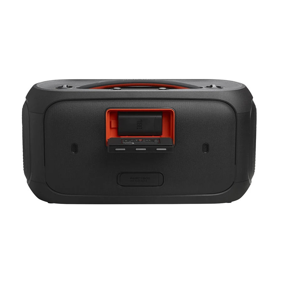 JBL PartyBox On-the-Go 2 Black Portable Bluetooth Speaker with Mic