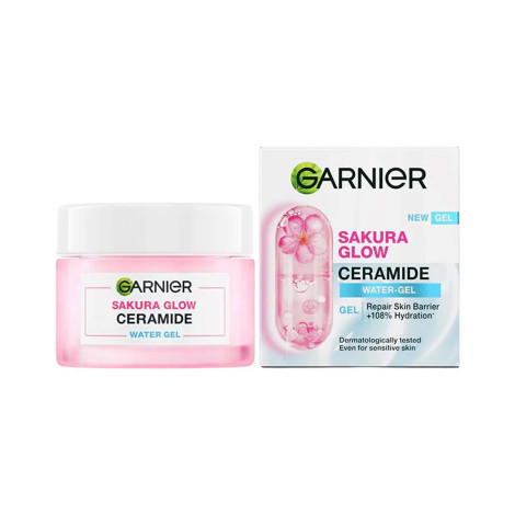 Garnier Sakura Glow সেরামাইড ওয়াটার জেল 50ml