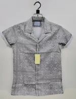 Men's Slim Fit Drop Shoulder Shirt, Spandex Cotton, Sizes M to XL