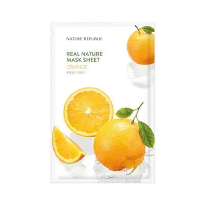 Nature Republic Real Nature অরেঞ্জ মাস্ক শিট 23ml