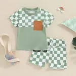 Boys' and Girls' Cotton T-Shirt Set, 160 GSM, 6 Months to 6 Years