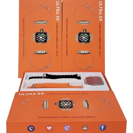 S9 Ultra 5G ভিডিও কলিং অ্যান্ড্রয়েড স্মার্ট ওয়াচ, ডুয়াল ক্যামেরা