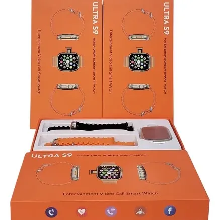 S9 Ultra 5G ভিডিও কলিং অ্যান্ড্রয়েড স্মার্ট ওয়াচ, ডুয়াল ক্যামেরা