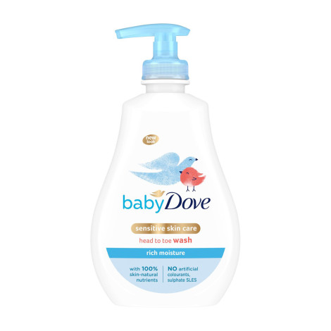 Dove Baby Rich Moisture Head to Toe Wash 400ml (Poland)