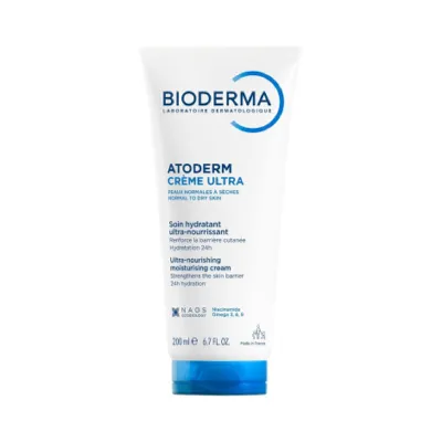 Bioderma Atoderm Creme Ultra ময়েশ্চারাইজিং ক্রিম 200ml - স্বাভাবিক থেকে শুষ্ক ত্বকের জন্য