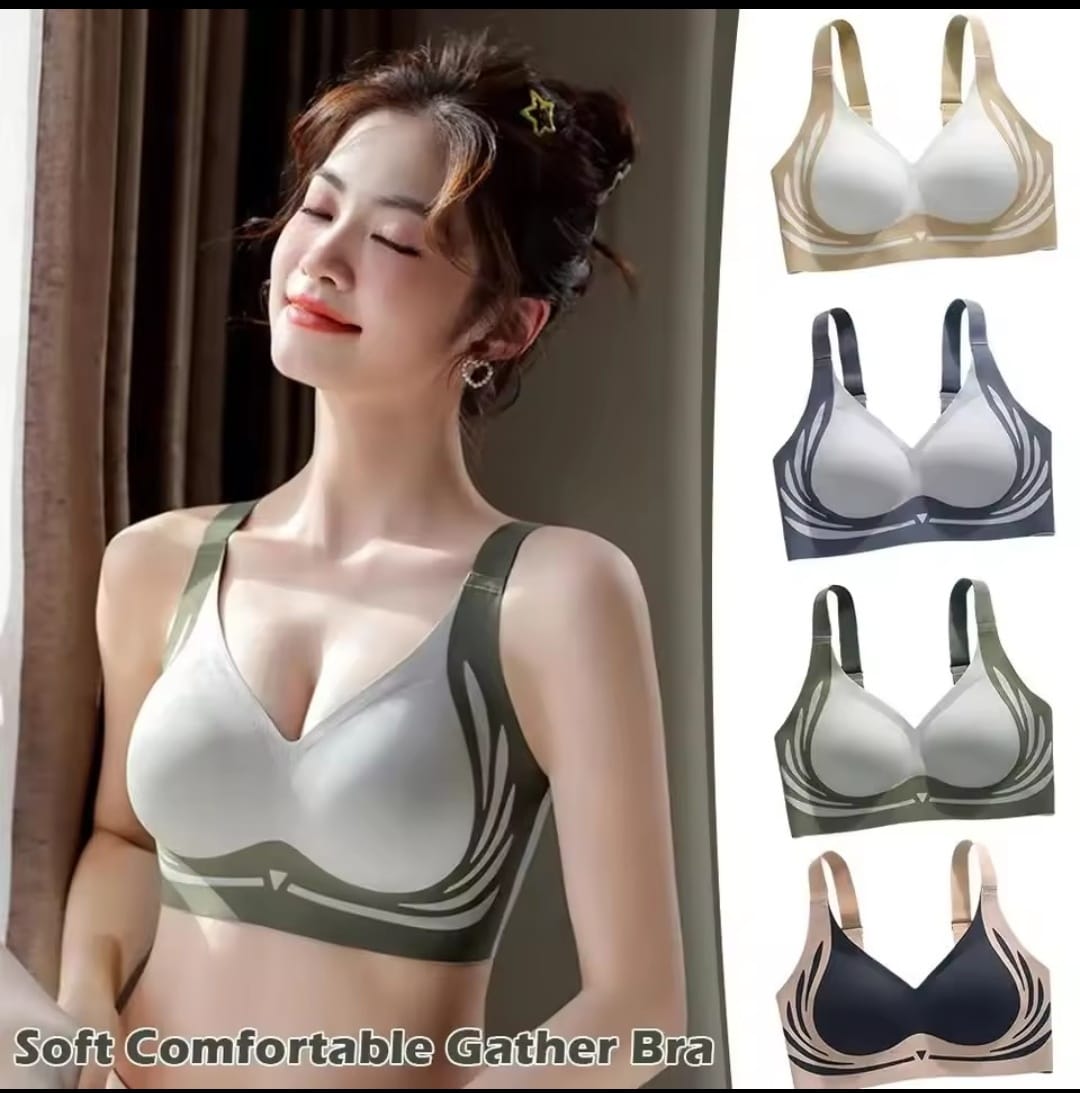 Women's Seamless Wire-Free Bra, Sizes M to XXL