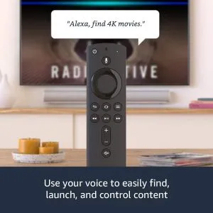 Amazon Fire TV Stick 4K স্ট্রিমিং ডিভাইস, Alexa Voice Remote সহ