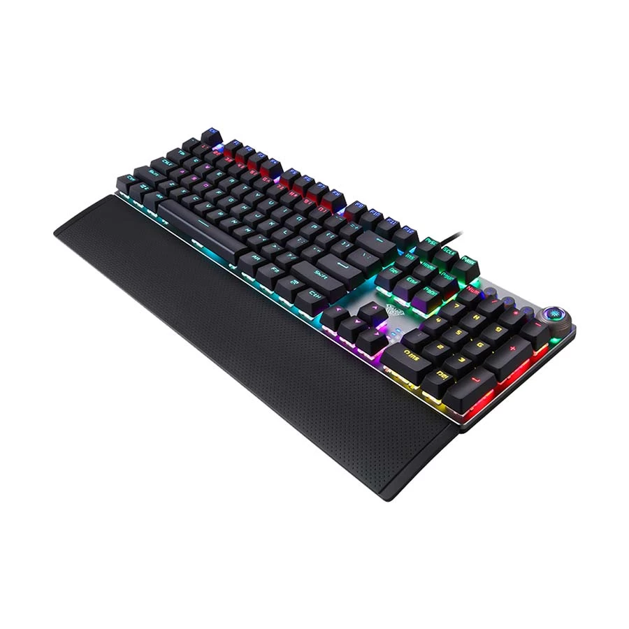 Aula F2058 Blue Switch Wired Black Mechanical Gaming Keyboard