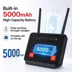 OLAX MC60 300Mbps Wi-Fi LTE টার্বো রাউটার (সিম সাপোর্টেড), 5000mAh ব্যাটারি