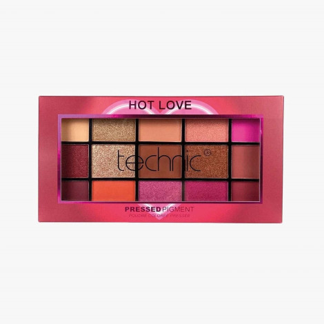 Technic Pressed Pigment Eyeshadow Palette - Hot Love (China)