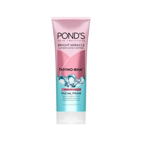 Pond's Bright Miracle আলটিমেট অ্যাকনে কন্ট্রোল Thymo-BHA ফেসিয়াল ফোম 100 গ্রাম
