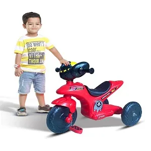 Playtime Fusion ট্রাইসাইকেল - লাল ও কালো
