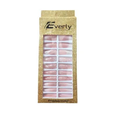 Everly ন্যাচারাল ফেক নেইল 24 পিস - L104
