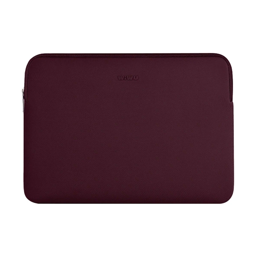 WiWU Skin Zero Sleeve Burgundy Case for 14 inch Laptop
