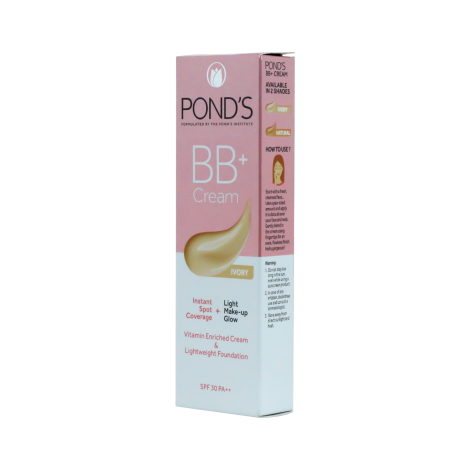 Pond's BB+ ক্রিম, আইভরি শেড, SPF30 PA++ 18g