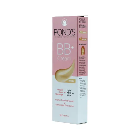 Pond's BB+ ক্রিম, আইভরি শেড, SPF30 PA++ 18g
