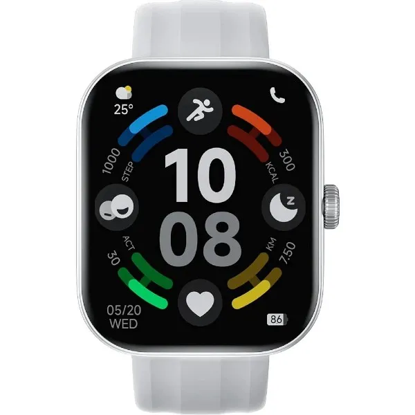 Haylou Watch Faro ব্লুটুথ কলিং স্মার্ট ওয়াচ সিলভার