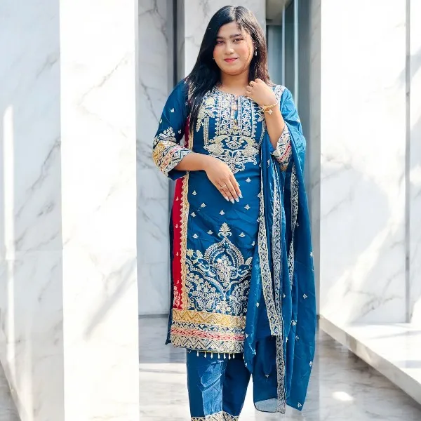 জর্জেট সিকুইন 4 পিস সেট