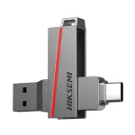 Hiksemi Dual Slim HS-USB-E307C 32GB USB 3.2 ও Type-C পেন ড্রাইভ, গ্রে
