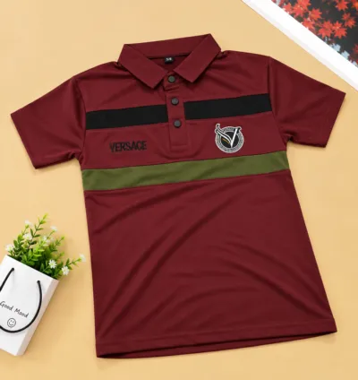 Baby Polo Shirt in Soft Fabric with Embroidery, 3-4Y to 9-10Y