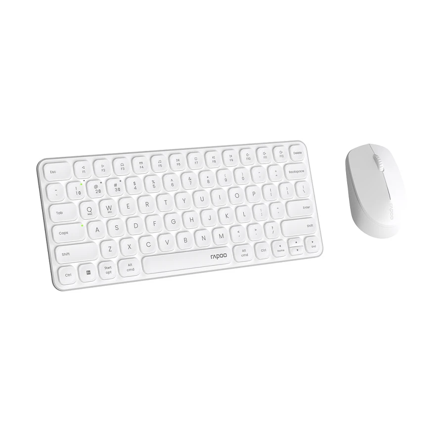 Rapoo 9010M (Dual Mode) White Keyboard & Mouse Combo