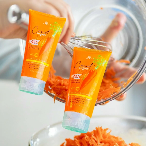 AR CARROT HONEY RICE MILK FACEWASH