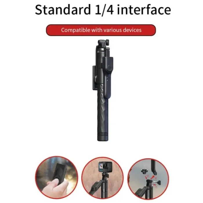 JMARY KT-239 1.75M 2-in-1 হ্যান্ডহেল্ড স্টিক ও ট্রাইপড