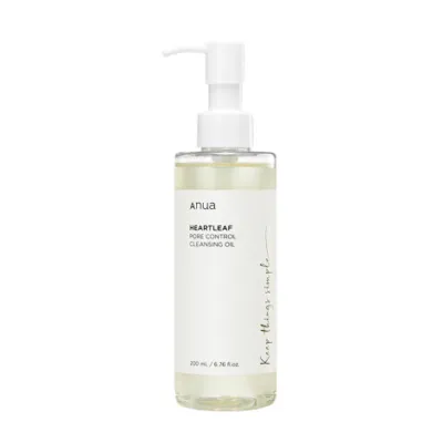 Anua হার্টলিফ পোর কন্ট্রোল ক্লিনজিং অয়েল 200ml