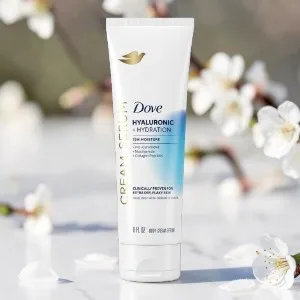 Dove হায়ালুরোনিক + হাইড্রেশন 72H ময়েশ্চার বডি ক্রিম সিরাম 236ml