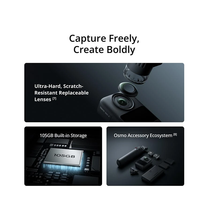 DJI Osmo 360 II 8K Action Camera Standard Combo