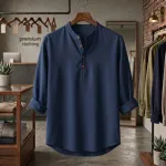 Men's Solid Colour Pure Cotton Katua for Everyday Wear