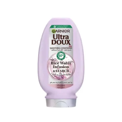 Garnier Ultra Doux রাইস ওয়াটার ইনফিউশন ও স্টার্চ স্মুদিং কন্ডিশনার 360ml