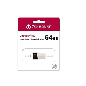 Transcend JetFlash 890 ওটিজি পেন ড্রাইভ 64GB, USB 3.1 Gen 1