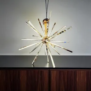 Qulik মডার্ন স্পাইক 3 কালার LED হ্যাঙ্গিং লাইট (QL-6022)