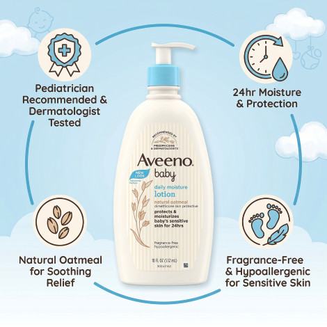 Aveeno বেবি ডেইলি ময়েশ্চার লোশন 532ml