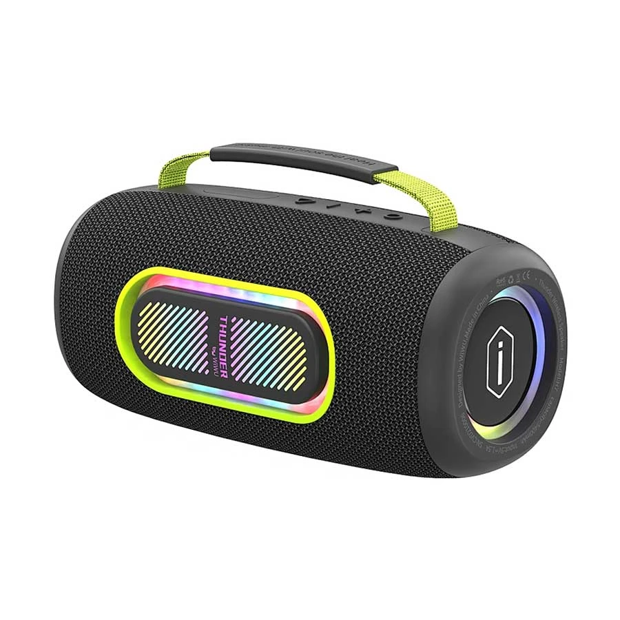 WiWU Thunder H7 Black Portable Bluetooth Speaker