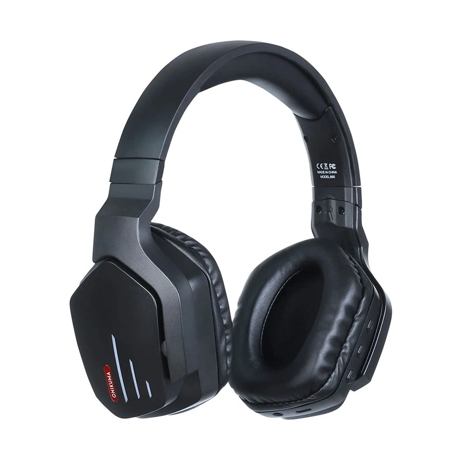 Onikuma B60 Bluetooth LED Black Gaming Headphone