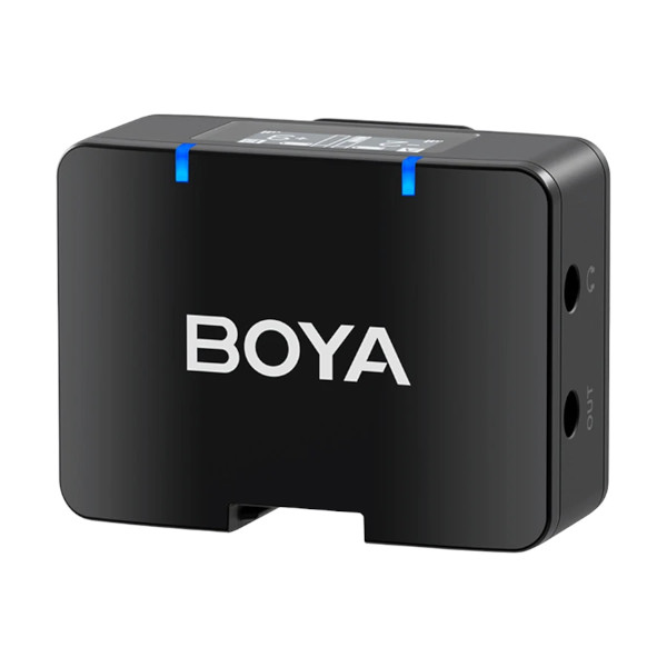 Boya Boyamic 2.4G ওয়্যারলেস রিচার্জেবল মাইক্রোফোন উইথ অনবোর্ড রেকর্ডিং।