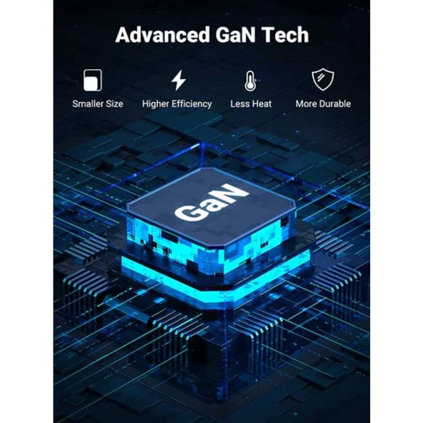 Ugreen CD224 65W 3 পোর্ট USB-C এবং 1 পোর্ট USB PD চার্জার