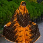 প্যালাজো লং খিমার সেট, নিকাবসহ – লিনেন কাপড়