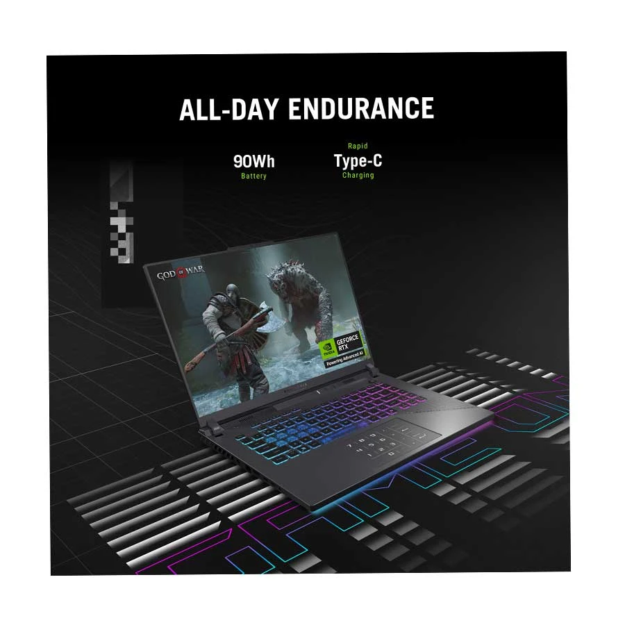ASUS ROG Strix G16 G614PH Ryzen 9 8940HX RTX 5050 16GB 512GB Laptop