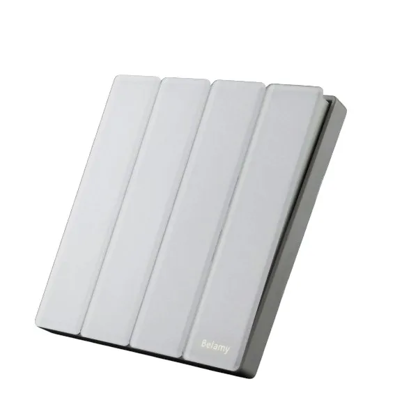 Belamy সাদা 4 গ্যাং 1 ওয়ে সুইচ BE-150-SW