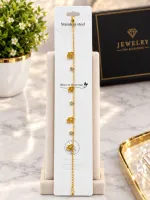 স্টেইনলেস স্টিল Dior-Inspired ব্রেসলেট