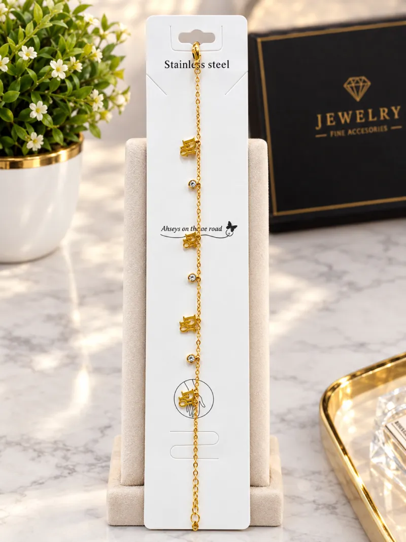 স্টেইনলেস স্টিল Dior-Inspired ব্রেসলেট