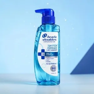 Head & Shoulders 72H ITCH Defense + অ্যান্টি-ড্যানড্রাফ শ্যাম্পু 300ml