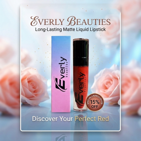 Everly Beauties ম্যাট লিকুইড লিপস্টিক - Luv it