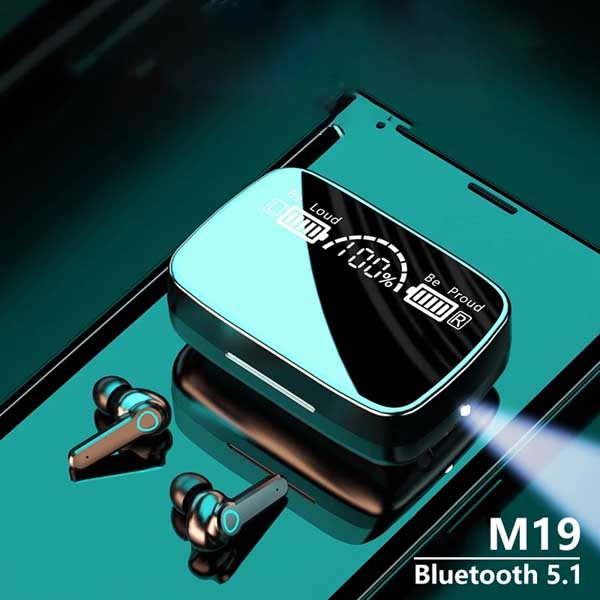M19 TWS Bluetooth ইয়ারবাডস