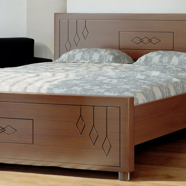 Bluebell Wooden Double Bed
