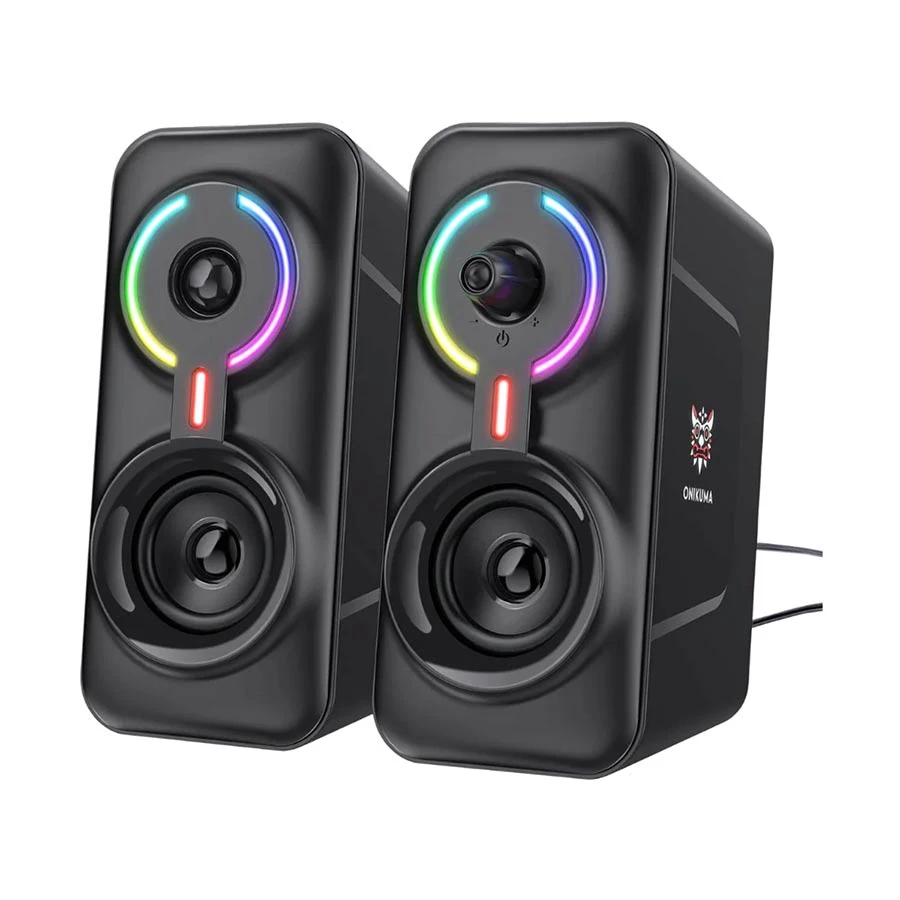Onikuma L6 RGB 2.0 Bluetooth Multimedia Gaming Speaker Black