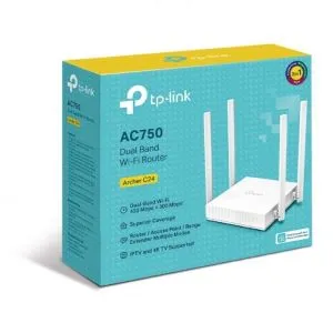 TP-Link Archer C24 AC750 4 অ্যান্টেনা ডুয়াল-ব্যান্ড Wi-Fi রাউটার